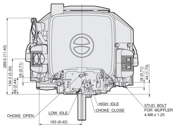 Kawasaki FH601D - Motor 4 timpi - imagine 5
