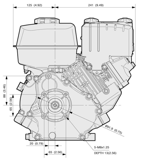 Kawasaki FJ180D - Motor 4 timpi - imagine 3