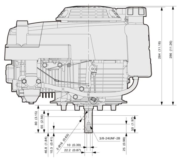 Motor Kawasaki FH180V-PRO - 4 timpi, 1 cilindru OHV