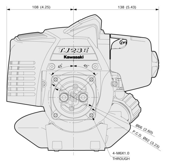 Kawasaki TJ23E - Motor 2 timpi - imagine 2